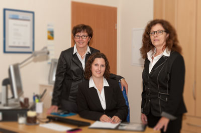 von rechts nach links: Rita Saager, Manuela Saager, Angelika Fuchs